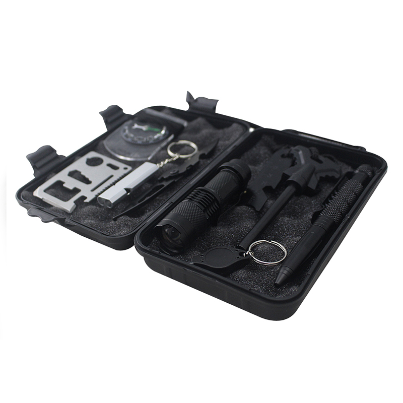 Outdoor survived emergency kit（9 in 1）