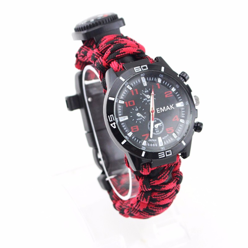Red paracord Watch
