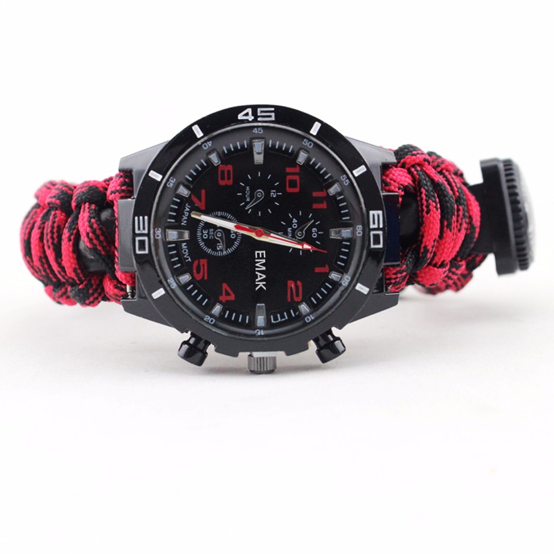 Red paracord Watch