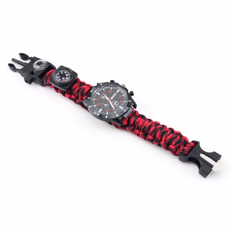 Red paracord Watch