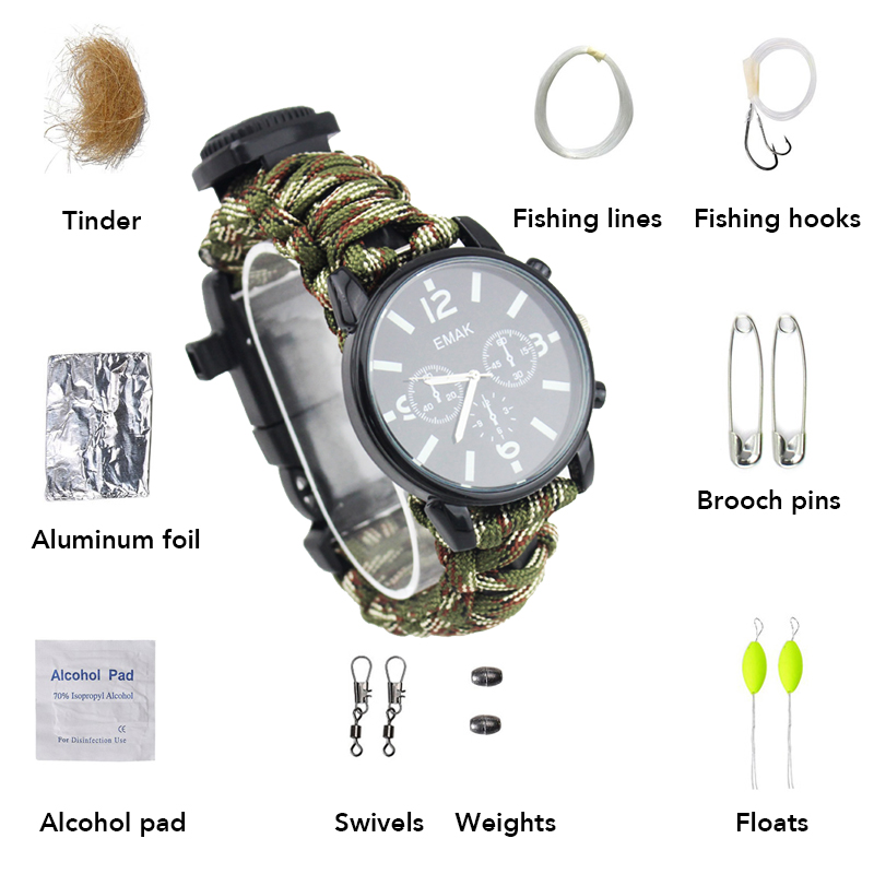 550 paracord watch