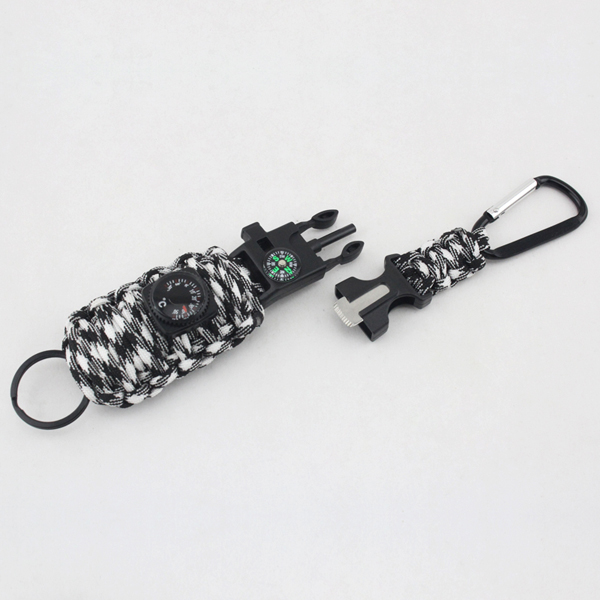 Portable survival paracord kit