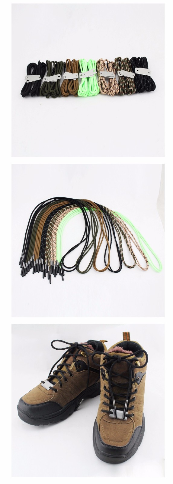 Outdoor sports shoelace(black)